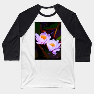 Pond Lily 16 Baseball T-Shirt